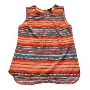 Willi Smith Orange Multicolored Sz Small